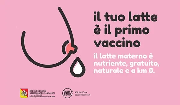 Il tuo latte è il primo vaccino - Il latte materno è nutriente, gratuito, naturale e a km zero